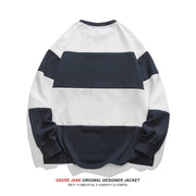 Men Pullover Hoodie Spring Sweater Men's American Style Loose All-Match Long Sleeve