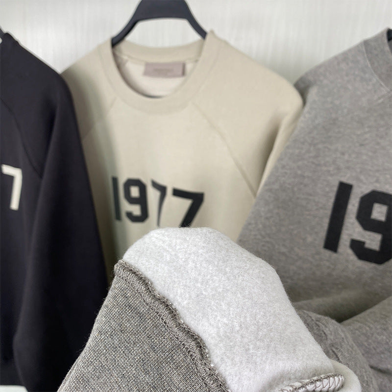 Fog Essentials Sweatshirt Unisex Crew Neck Loose Fleece Sweater