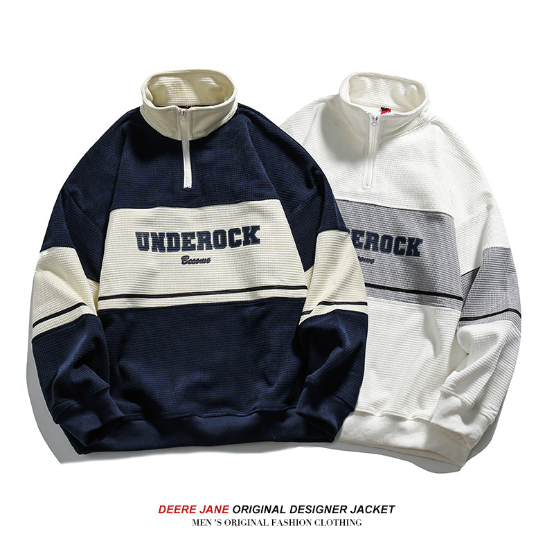 Men Pullover Hoodie Spring Sweater Men's American Style Loose Top