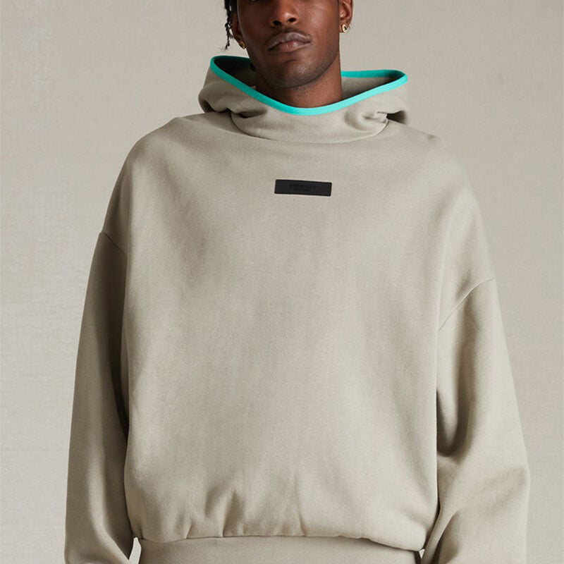 Fog Essentials Hoodie Stretch-hemmed Fleece Hooded Sweater