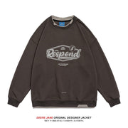 Men Pullover Hoodie Spring American Loose Casual Top