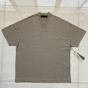 Fog Essentials T shirt Offset Logo V-neck loose T shirt