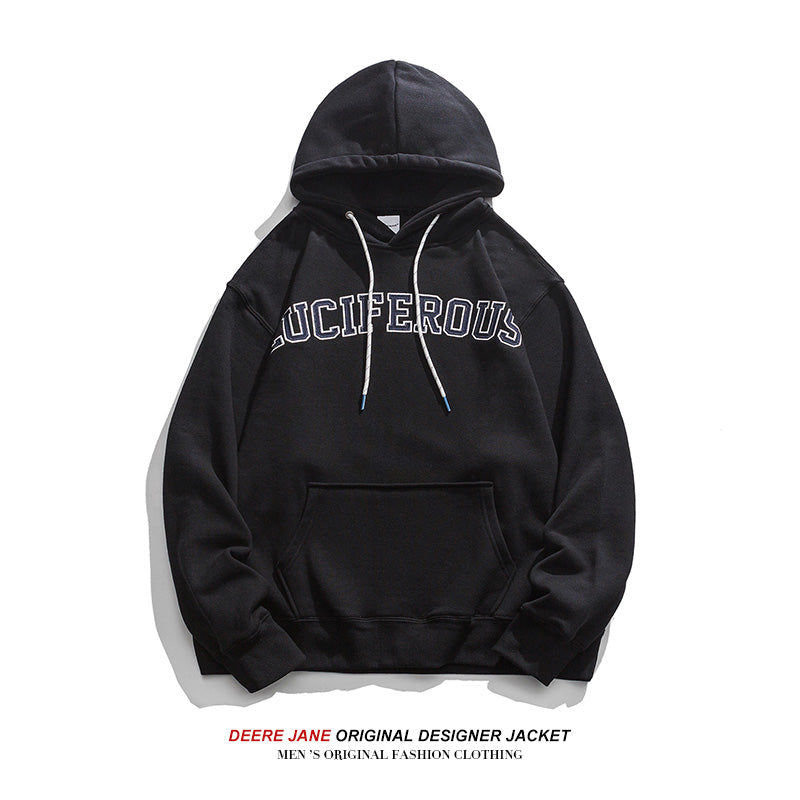 Men Pullover Hoodie Spring Sweater Men's Spring and Autumn Loose Top