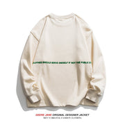 Men Pullover Hoodie Spring Sweater Men American Style Loose All-Match Fashion Spring and Autumn Leisure