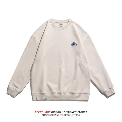 Men Pullover Hoodie Spring Sweater Men's Loose All-Matching Spring and Autumn