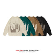 Men Pullover Hoodie Spring Sweater Men's Loose Street All-Match Fashion Top