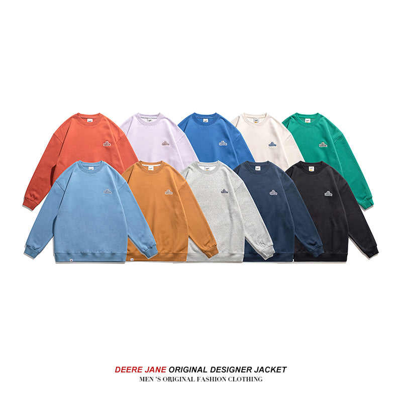 Men Pullover Hoodie Spring Sweater Men's Loose All-Matching Spring and Autumn