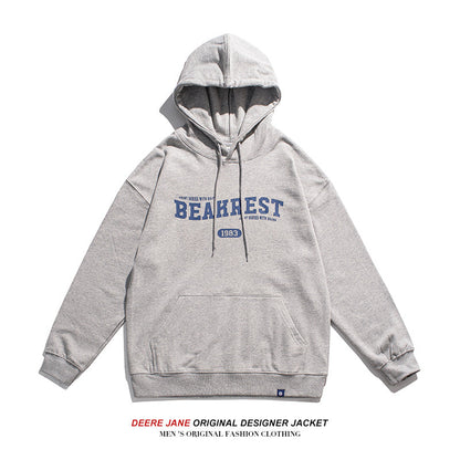 Men Pullover Hoodie Spring Sweater Loose All-Match Casual