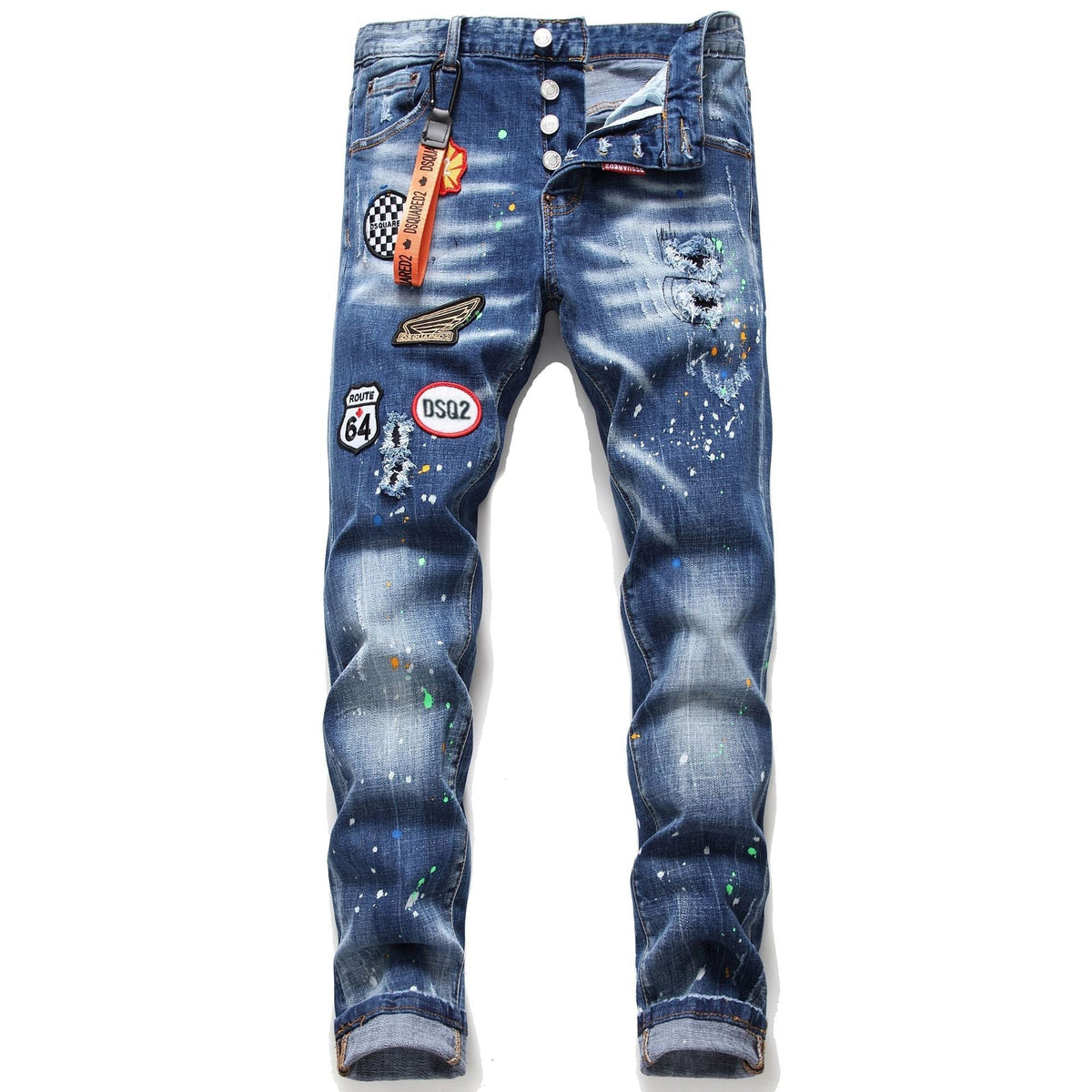 DSQ2 Jeans Ripped Stretch Jeans