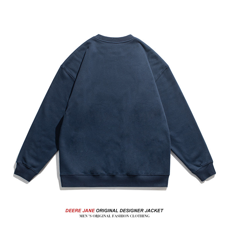 Men Pullover Hoodie Spring Sweater Men's Loose All-Matching Spring and Autumn