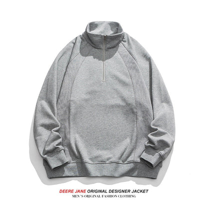 Men Pullover Hoodie Spring Sweater Male Loose Versatile Casual Top