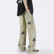 Men Jeans Retro XINGX Baggy Straight Trousers