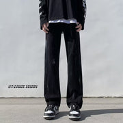 Men Jeans Spring Slim-Fitting Straight-Leg Pants Pants