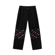 Men Jeans Straight-Leg Trousers Baggy Pants