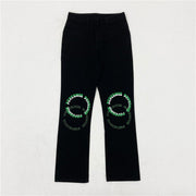 Men Jeans Spring and Autumn Straight Loose-Fitting Wide-Leg Trousers