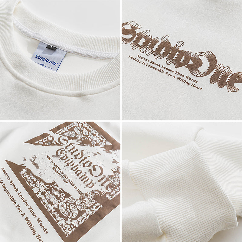 Men Pullover Hoodie Spring Sweater Men American Style Loose All-Match