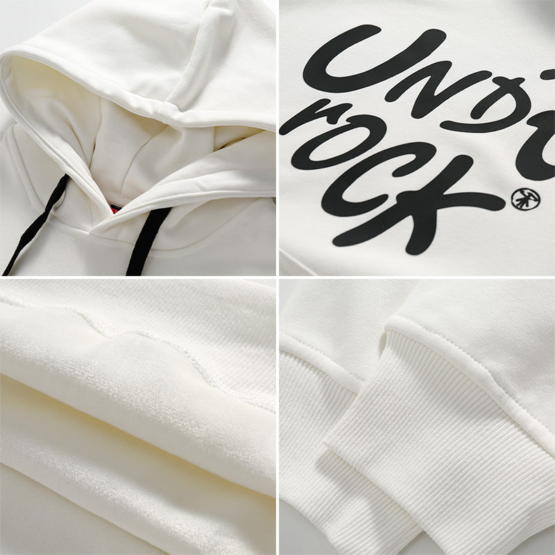 Men Pullover Hoodie Autumn and Winter Cotton Hooded Men's Loose All-Matching