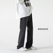 Men Jeans Hiphop Baggy Straight Trousers