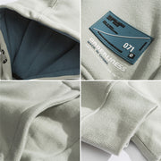 Men Pullover Hoodie Autumn Winter Sweater Men's Loose All-Match Couple Casual