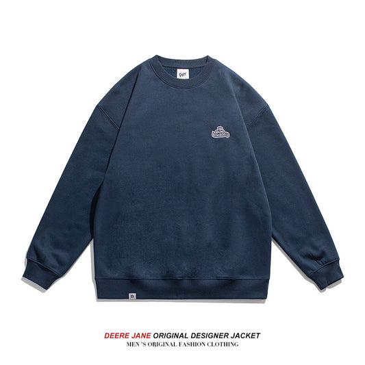 Men Pullover Hoodie Spring Sweater Men's Loose All-Matching Spring and Autumn