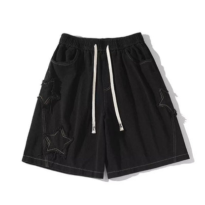 Men Jeans Hiphop XINGX Shorts Men's Summer Casual Oversize