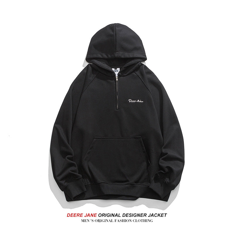 Men Pullover Hoodie Spring Sweater Men's Loose All-Match Spring and Autumn Simplicity Casual