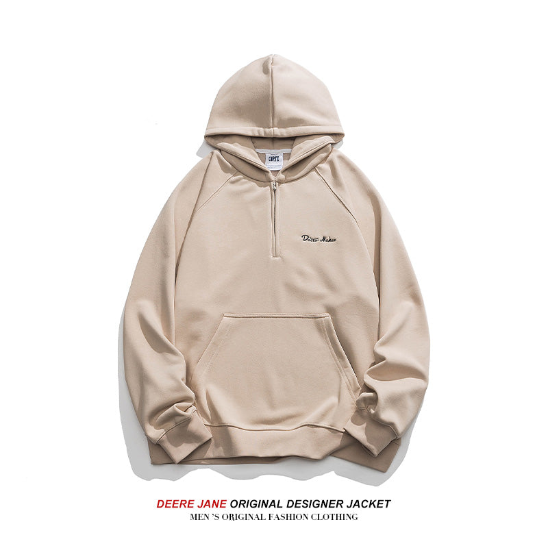 Men Pullover Hoodie Spring Sweater Men's Loose All-Match Spring and Autumn Simplicity Casual