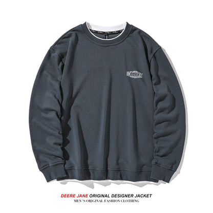 Men Pullover Hoodie Spring Sweater Men's Loose All-Match American Style Trend