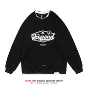 Men Pullover Hoodie Spring American Loose Casual Top