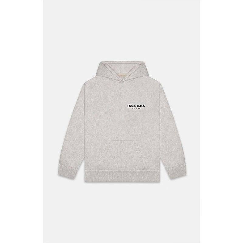 Fog Essentials Hoodie Unisex Flocking Logo Fashion Hooded Sweater