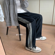 Men Jeans Loose Straight Jeans Wide Leg Pants