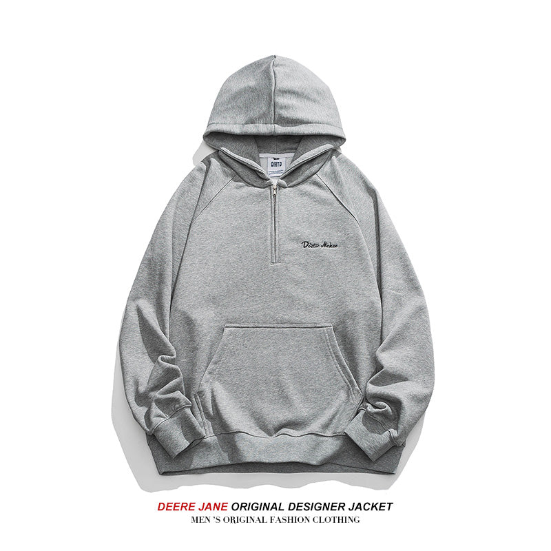 Men Pullover Hoodie Spring Sweater Men's Loose All-Match Spring and Autumn Simplicity Casual