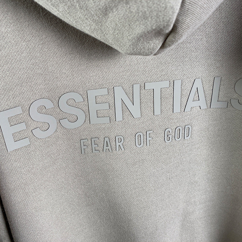 Fog Essentials Hoodie Offset Logo Fleece Hooded Sweater