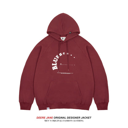 Men Pullover Hoodie Spring Sweater Men's Loose All-Match Casual