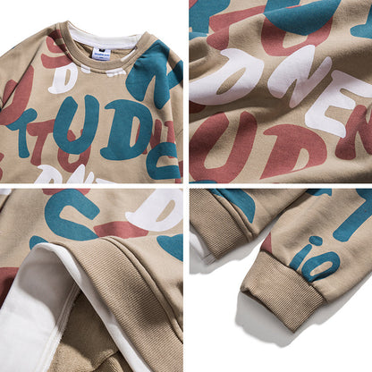 Men Pullover Hoodie Spring Sweater Men's Loose Top