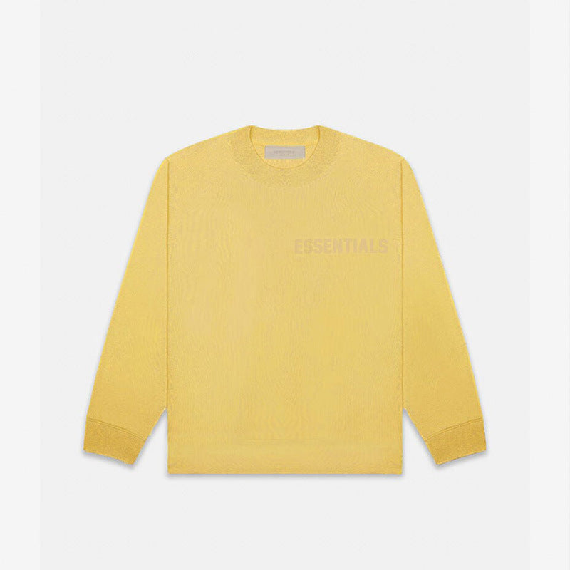 Fog Essentials Long Sleeve T-Shirt Unisex Loose Sweater