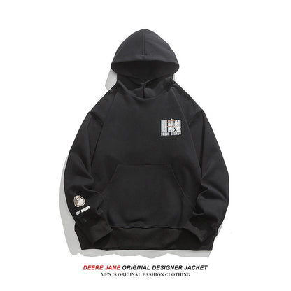 Men Pullover Hoodie Spring Hooded Sweater Men's Loose All-Matching Casual