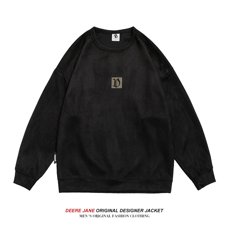 Men Pullover Hoodie Spring Sweater Men's Loose Street All-Match Fashion Top