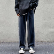 Men Jeans Gradient Jeans Men Spring Autumn Loose Straight Trousers
