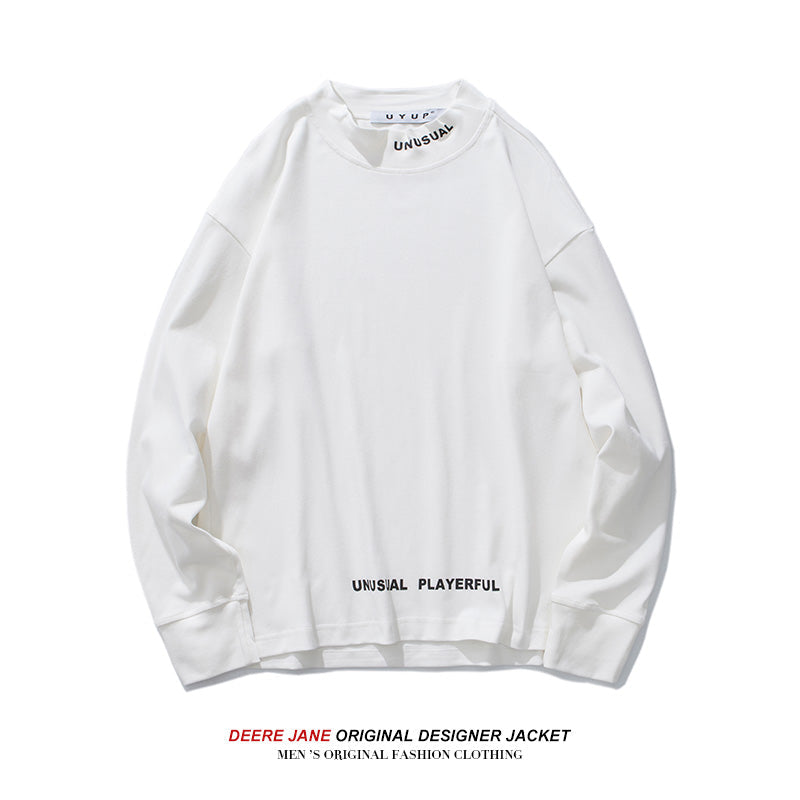 Men Pullover Hoodie Spring Long-Sleeved Sweater Men's Loose Casual