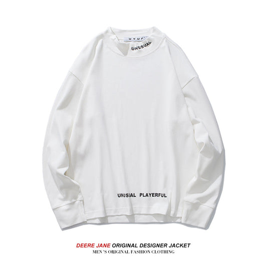 Men Pullover Hoodie Spring Long-Sleeved Sweater Men's Loose Casual