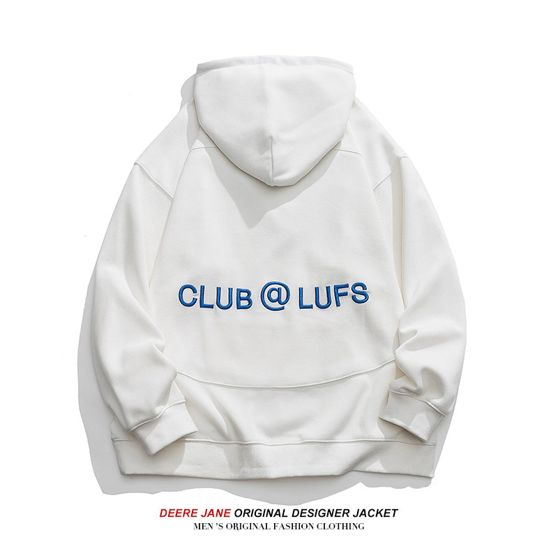 Men Pullover Hoodie Spring Sweater Men's Loose All-Match Casual