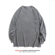 Men Pullover Hoodie Spring Sweater Men's Loose All-Match Simple Leisure
