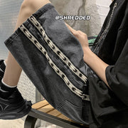 Men Jeans Denim Shorts Men's Summer Vintage Shorts