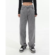 Men Jeans Vintage Jeans Spring Baggy Straight Trousers