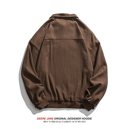 Men Pullover Hoodie Fall Loose Sweater