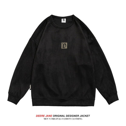 Men Pullover Hoodie Spring Sweater Men's Loose Street All-Match Fashion Top