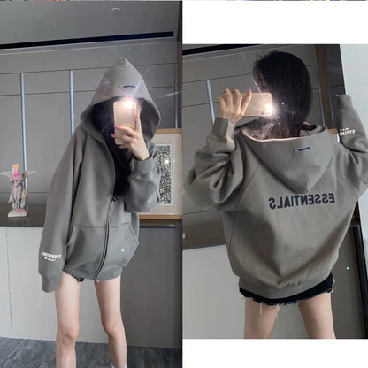 Fog Essentials Hoodie Cardigan Loose Hoodie
