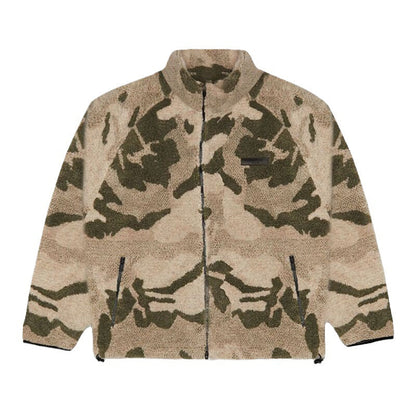 Fog Essentials Sweatshirt Lamb Wool Zip Cardigan Jacket