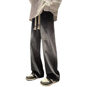 Men Jeans Oversize Straight Pants Summer
